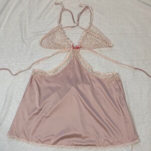 Victoria's Secret Pink Lace Chemise